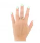 3 RINGS YELLOW GOLD SAPPHIRE EMERALD RUBY