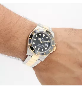 ROLEX SUBMARINER GOLD STAHL