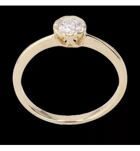 SOLITAIRE DIAMANTS 0.35 CARAT