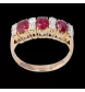 ROSE GOLD RING RUBY DIAMONDS