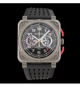 Bell & Ross BR 03-94 R S 18 cronografo in acciaio