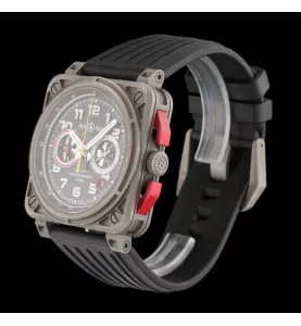 Bell & Ross BR 03-94 R S 18 cronografo in acciaio