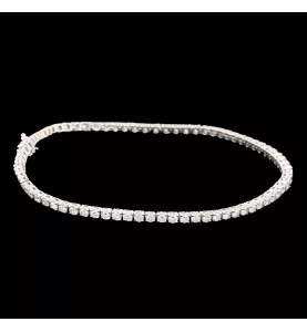 BRACCIALE TENNIS ORO BIANCO DIAMANTI