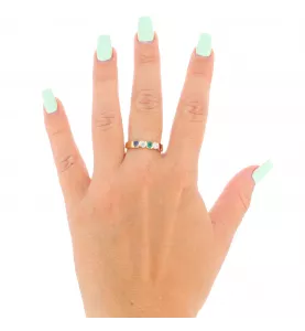 Bague or jaune Rubis Saphir Emeraude