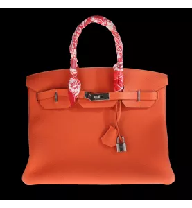 Hermes Birkin 35 Kalbfleisch Togo Feuer