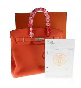 Hermes Birkin 35 Veau Togo Feu