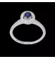 BAGUE OR GRIS SAPHIR ET DIAMANTS