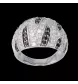 Ring Silber Kunststeine