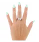 BAGUE CHEVALIERE OR GRIS