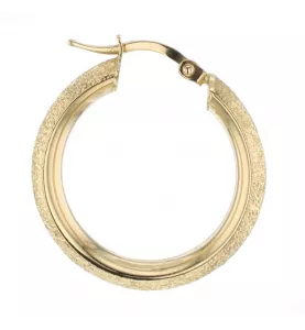 BOUCLE D'OREILLES CRÉOLE OR JAUNE