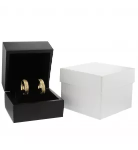 BOUCLE D'OREILLES CRÉOLE OR JAUNE