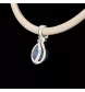 Gilbert Albert silver necklace with blue marble