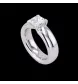 Solitaire Or Gris 1.60 Carats