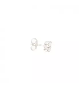 Boucles d'oreilles Or gris 0.32 carats