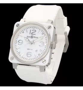 BELL & ROSS CERAMIQUE BLANCHE