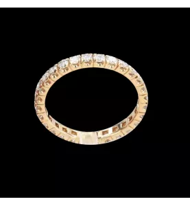 ETERNITY RING YELLOW GOLD