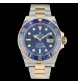 Rolex Submariner Gold Stahl blaues Zifferblatt