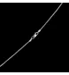 Grey Gold and Diamond Key necklace
