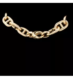 Bracciale d'oro in maglia marina