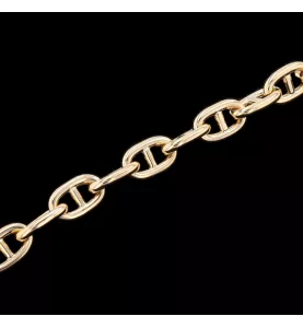 Gold bracelet marine mesh