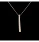 Collana di diamanti in oro rosa