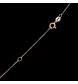 Collana di diamanti in oro rosa