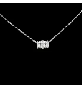 Collana Elaine Oro bianco Diamanti