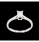 Solitaire Or gris 0.50 carats