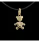 COLLIER PENDENTIF OURSON DIAMANTS