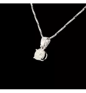 COLLIER OR GRIS SOLITAIRE 1.50 CARATS
COLLIER OR GRIS SOLITAIRE 1.50 CARATS