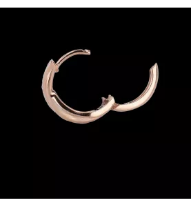 Boucles d'oreilles en or rose
