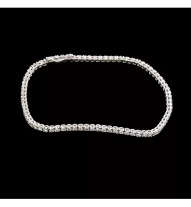 Bracciale Tennir Oro bianco 585 diamanti