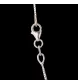 White gold diamond solitaire necklace 0.20 carats