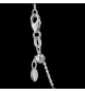 Collana in oro bianco con zaffiri e diamanti