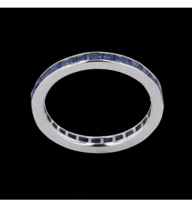 eternity ring Platin Saphire