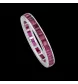Eternity Ring white gold ruby