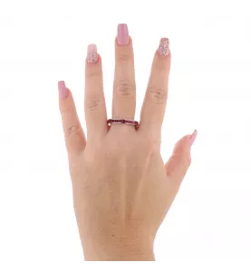 Eternity Ring white gold ruby