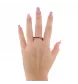 Eternity Ring Ruby Grey Gold