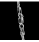Collier maille palmier diamant
