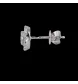 Boucles d'oreilles Or gris 0.50 carats