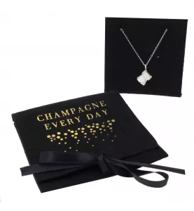 Collana con ciondolo in sughero per champagne