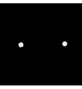 Borchie in oro bianco 0,96 carati