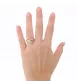 Anello in oro giallo con 5 diamanti