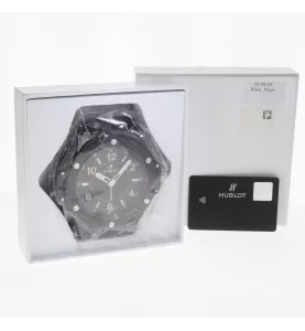 Table clock Hublot Big Bang Black Magic