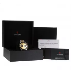 TUDOR HERITAGE Black Bay Chrono Acciaio e Oro