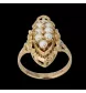 BAGUE OR JAUNE REVERSIBLE