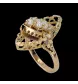 BAGUE OR JAUNE REVERSIBLE