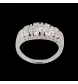 BAGUE OR GRIS DIAMANTS 0.97 CARATS