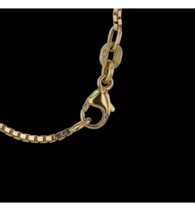 Collier or jaune Peridot citrine