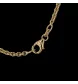 Yellow Gold Swirl Pendant Necklace